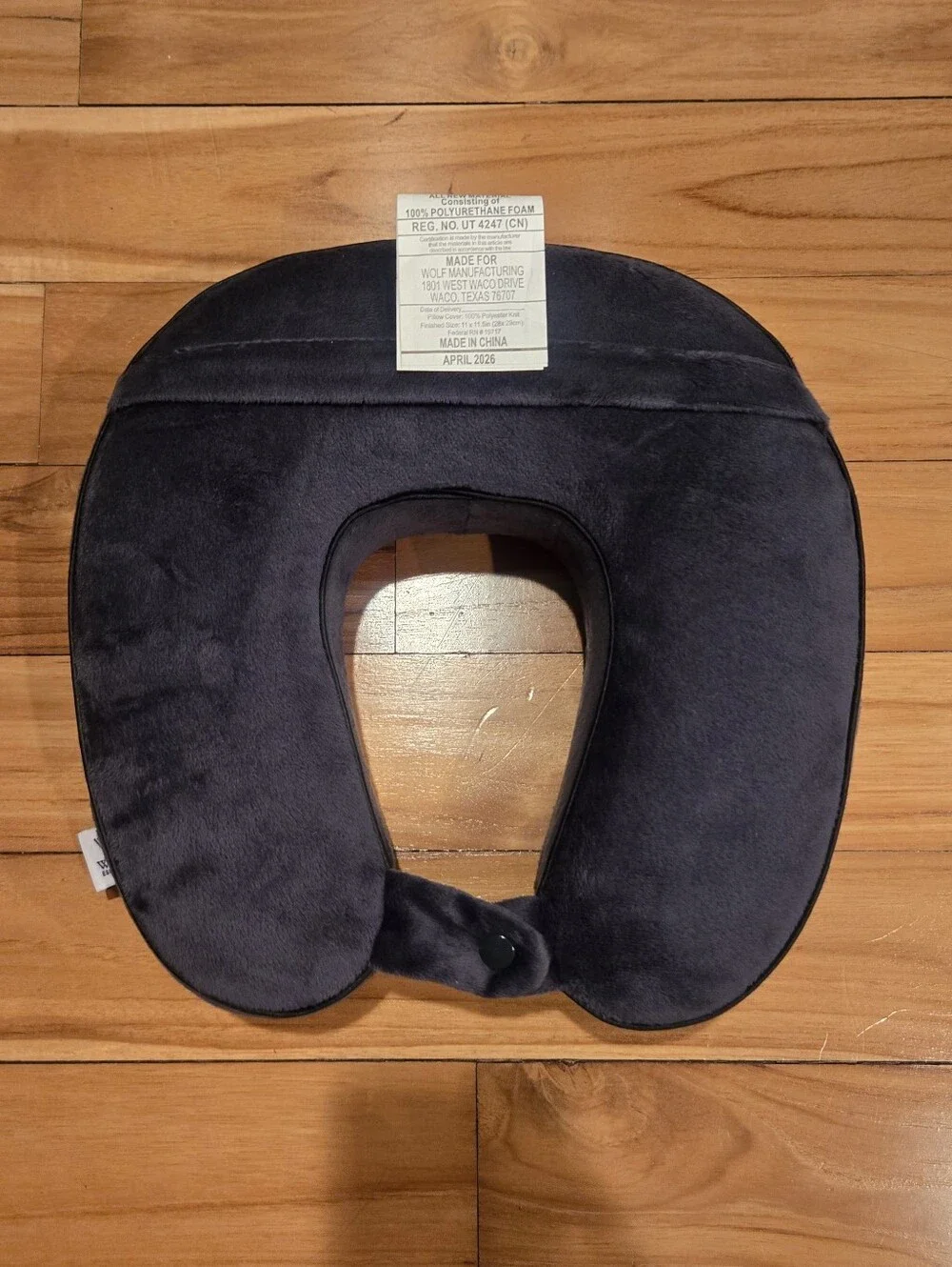 Memory Foam Neck Pillow - Dark Navy